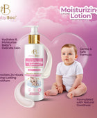 BabyBoo Baby Moisturizing Lotion with Hibiscus, Almond & Honey - 200 Ml